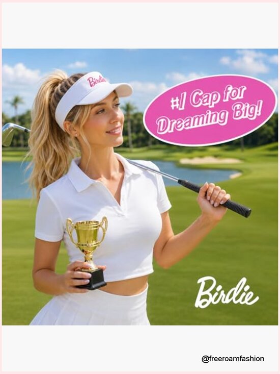 100% Cotton Golf Visor with Sweatband - Adjustable Velcro Closure main image 6